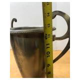 2 Larger Heavy Ornate Trophy Cups w/Coat of Arms Designs
