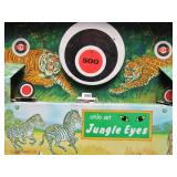 Vintage Tin Litho Ohio Art Toy JUNGLE EYES Shooting Gallery Toy