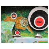 Vintage Tin Litho Ohio Art Toy JUNGLE EYES Shooting Gallery Toy