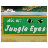 Vintage Tin Litho Ohio Art Toy JUNGLE EYES Shooting Gallery Toy