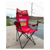 HUGE Oversized March Madness Display Folding CHEEZIT Chair w/Basketball Hoop
