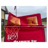HUGE Oversized March Madness Display Folding CHEEZIT Chair w/Basketball Hoop