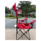 HUGE Oversized March Madness Display Folding CHEEZIT Chair w/Basketball Hoop