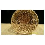 Large Gap Woven Basket and Tray