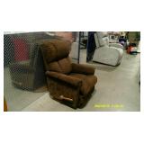 Rotating Brown Rocker Recliner