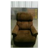 Rotating Brown Rocker Recliner