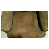 Rotating Brown Rocker Recliner