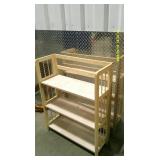 Pale Folding Shelves
