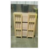 Pale Folding Shelves