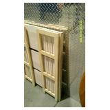 Pale Folding Shelves
