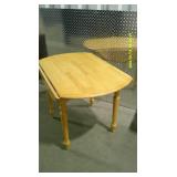 Blonde Round Leafed Table