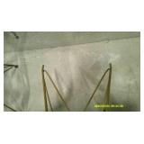 Pair of Clear Plastic Chairs