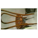 3 Decorated Wooden Dining Chairs