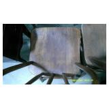 Pair of Plain Wooden Chairs