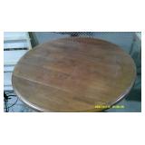 Deep Brown Round Leaf Table