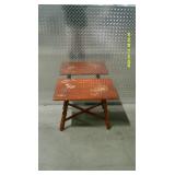 Crossed Leg Support Side Table