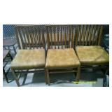 3 Large Dining Chairs