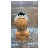 Fearnology Ceramic Skull Jar with Spider Lid by Dept 56