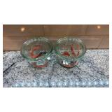 Set of 2 Weck Rundrand 100 Glass Jars with Lids and Rubber Seals