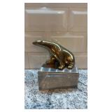 Loet Limited Edition Bronze Polar Bear Sculpture 62 of 500