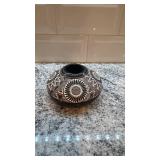 Handcrafted Blackmore Studios Pottery Vase 2.5 x 4.25 Inches