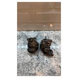 Pair of 3.5" Ceramic Bear Figurines from Denmark