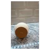 German Handmade Furry Dog Figurine on Ball 6x3.5 Inch