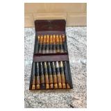 Central Petroleum Co. Vintage Oil Sample Vial Set in Original Case