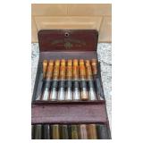 Central Petroleum Co. Vintage Oil Sample Vial Set in Original Case