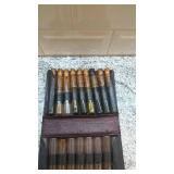 Central Petroleum Co. Vintage Oil Sample Vial Set in Original Case