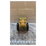 Vintage Jumpin Jeep Tin Wind-Up Toy with Two Figures