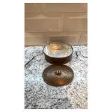 Ahrnebergs Sweden Oval Copper Box with Lid 3 x 4.75 Inches