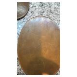 Ahrnebergs Sweden Oval Copper Box with Lid 3 x 4.75 Inches