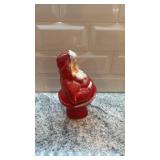 Vintage 7-Inch Paper Mache Santa Claus Figure with Paint Loss