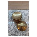 Set of 8 Brass Small Dishes