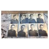 Collection of 42 Vintage 1920s-1930s Football Player Portrait Photographs
