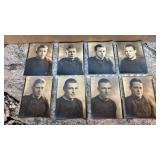 Collection of 42 Vintage 1920s-1930s Football Player Portrait Photographs