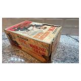 Vintage Kamar JFK Rocking Chair Mechanical Doll with Box