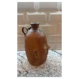 Stoneware Face Jug Pottery Jug 10in x 7.5in