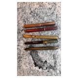 Collection of 5 Vintage Fountain Pens Assorted Finishes
