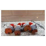 Set of 4 Rolf Berg Swedish Ceramic Gnome Figurines 4 Inch Tall