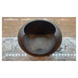 Metal Cauldron Style Vessel with Removable Stand, 13 x 6.5 Inch