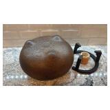 Metal Cauldron Style Vessel with Removable Stand, 13 x 6.5 Inch
