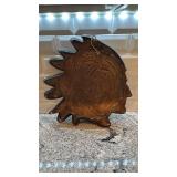 15x15 Plaster Native American Chief Wall Plaque with Feather Headdress