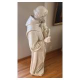 48-Inch Plaster Statue of Saint Anthony Holding Child
