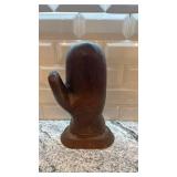 Vintage Metal Glove Form by Krocne, 12 Inch