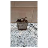 Vintage Metal Lighter with Engraving