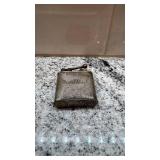 Vintage Metal Lighter with Engraving