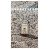 Vintage Metal Cigarette Lighter with Marijuana Logo