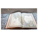 1888 Pioneer Press Standard Atlas of the World Hardcover Book